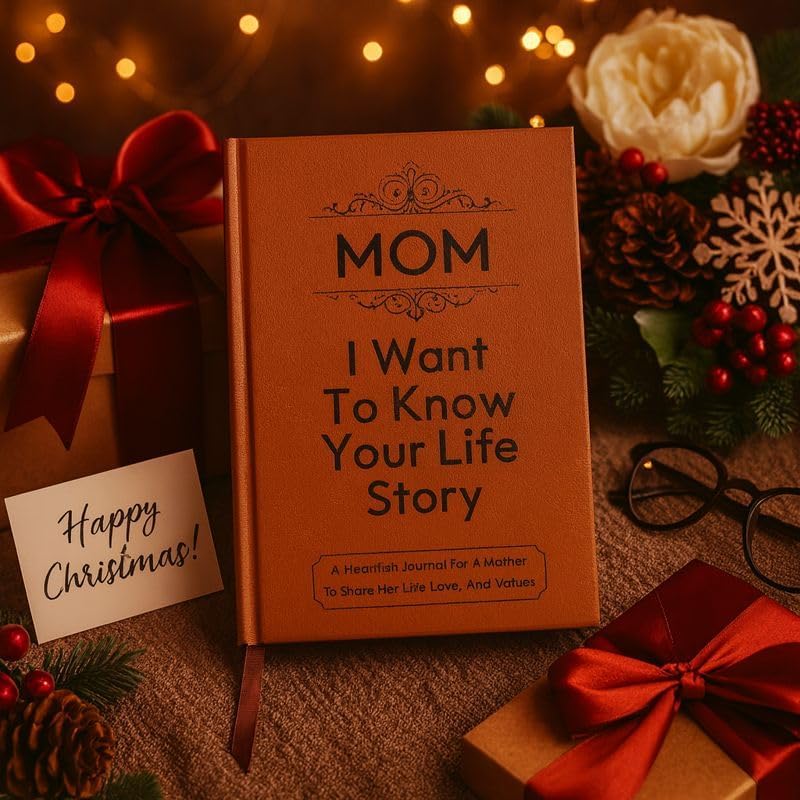XKFCFC Mom, I Want to Know Your Life Story Journal - Hardcover Keepsake Book. The Gifts for Mom Birthday from Daughter Son to Tell Her Story. Sentimental Present for Thanksgiving, Christmas & Mother’s Day - Image 2